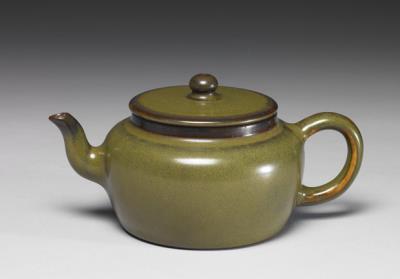 图片[2]-Teapot in tea-dust glaze, Qing dynasty, Yongzheng reign (1723-1735)-China Archive